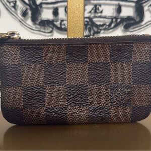 Louis Vuitton Brown Key Pouch